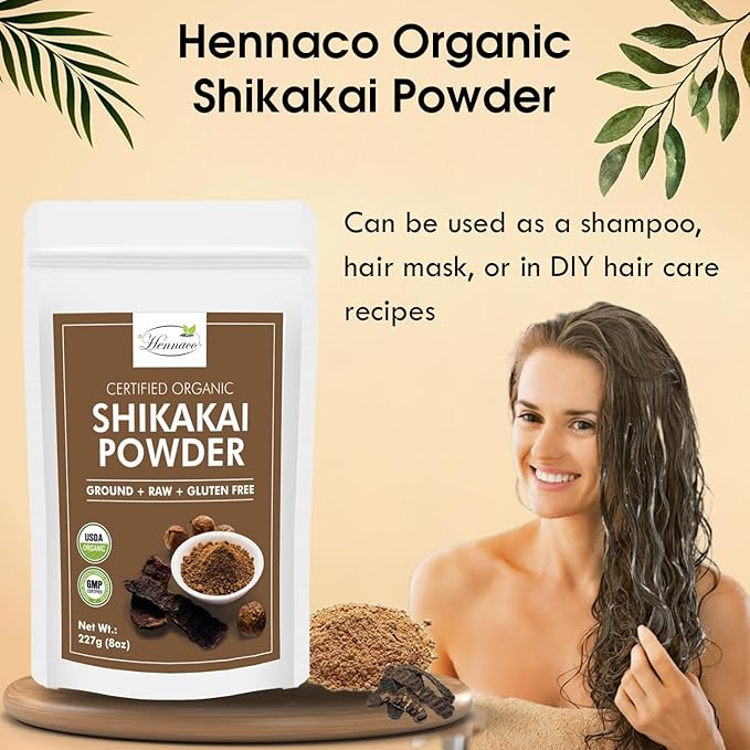 Organic Shikakai Powder| Acacia concinna Powder| Natural Hair (8 OZ) 227 G