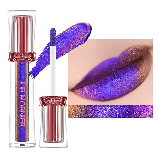 Super Stay Lip Gloss,Multichrome Colorstay Overtime Lipcolor,Highly Pigmented Instant Glitter Liquid Lip Makeup,0.12 Fl Oz (06, 3.5ml)