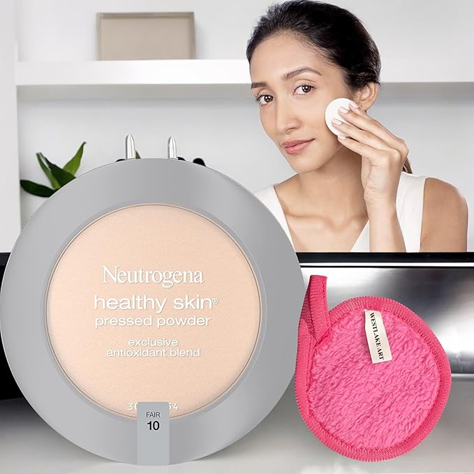 Healthy Skin Pressed Powder Compact | Bundled with
