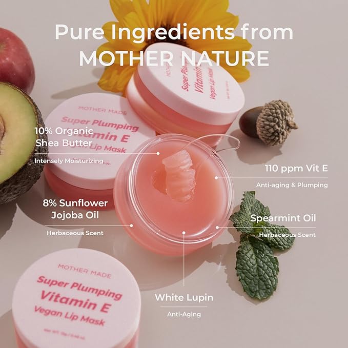Natural Plumping Vitamin E Lip Mask,