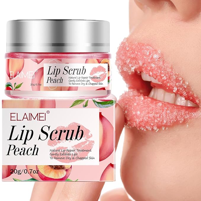 Lip Scrub, Lip Scrubs Exfoliator, Sugar