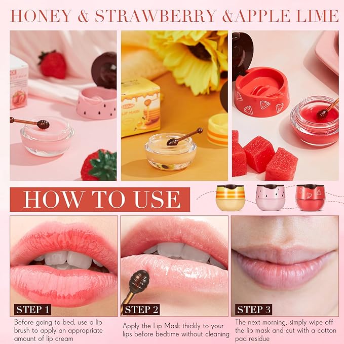 12 Pcs Bee Lip Balm Honey