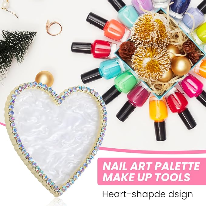 Sibba Resin Nail Art Palette, Golden Edge Nail