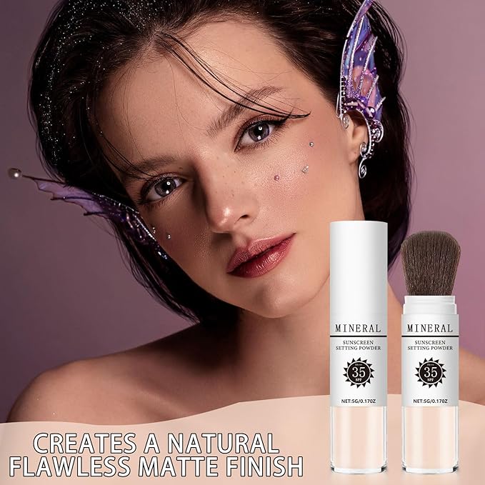 Mineral Sunscreen Setting Powder, SPF 35 Translucent Loose