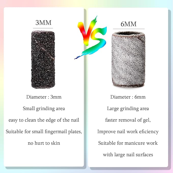 100pcs nail drill bits small