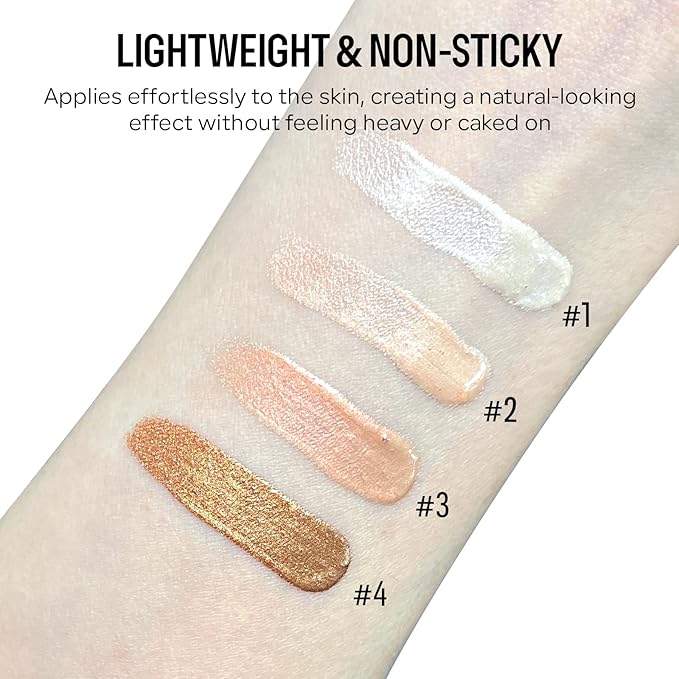 KYDA Liquid Highlighter, Moisturizing Liquid Illuminator for Face