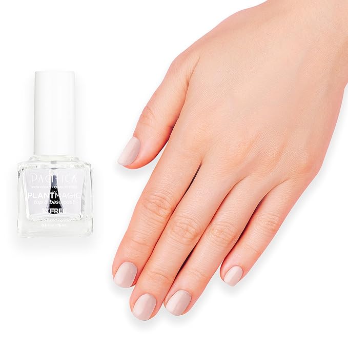 Pacifica Natural Nail Polish – Plant Magic Translucent Pearl White Nail Polish - Plant Based, Non-Toxic & Clinically Tested - Lasting Colors, Chip-Resistant, Clean Beauty, Dermatologist Approved Matte
