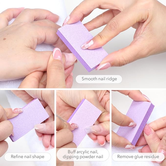 Nail Buffer Block, 40pcs Mini