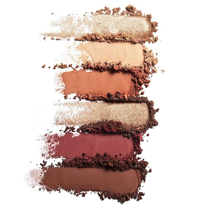 ILIA - The Necessary Eyeshadow Palette | Cruelty-Free, Vegan, Talc-Free, Matte, Satin + Metallic Highly Pigemented + Blendable Finishes (Warm Nude, 6 x 0.05 oz | 1.5 g)