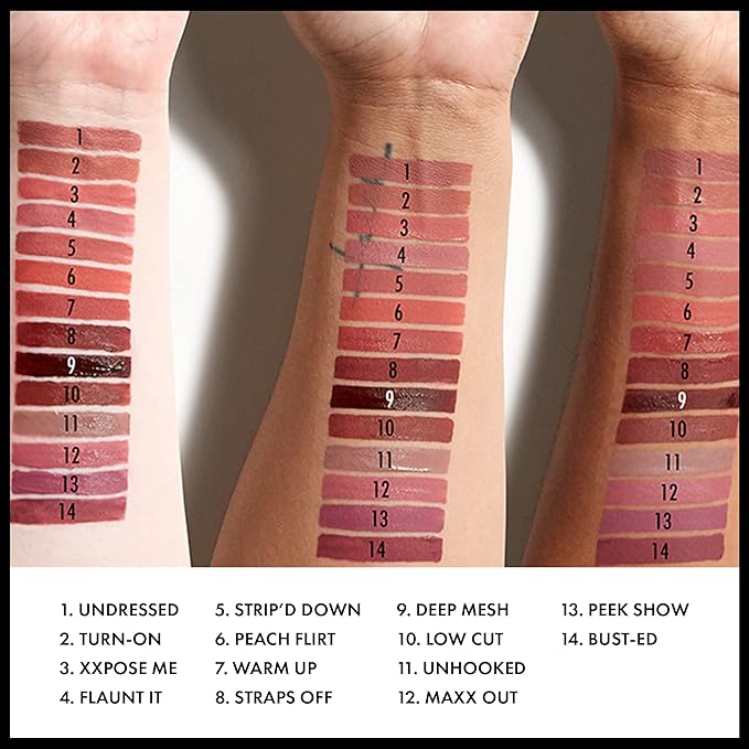 NYX PROFESSIONAL MAKEUP Lip Lingerie XXL Matte Liquid Lipstick - Strip'd Down (Coral Beige)