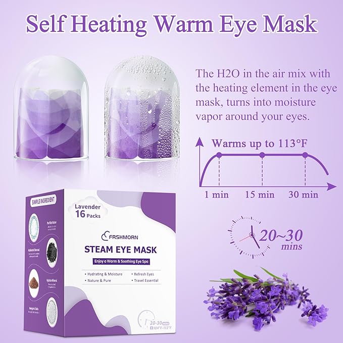 16 packs steam eye mask,