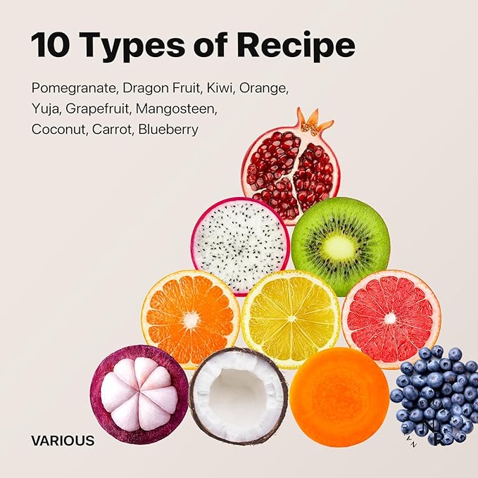 Nature Republic Mask 10 Pack (Cold Juicy) Fresh jelly mask, Bulk Facial Vegan spa Mask for Moisturizing & Hydrating Glow, korean skin care All Skin Types