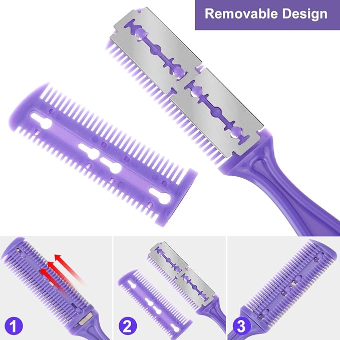 3 Pieces Hair Cutting Comb