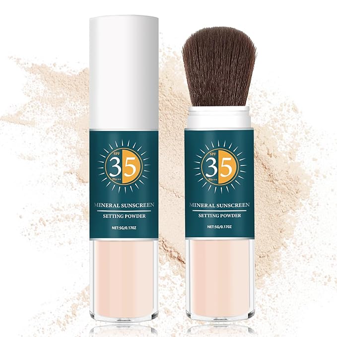 Mineral Sunscreen Powder SPF Powder for Face Oil
