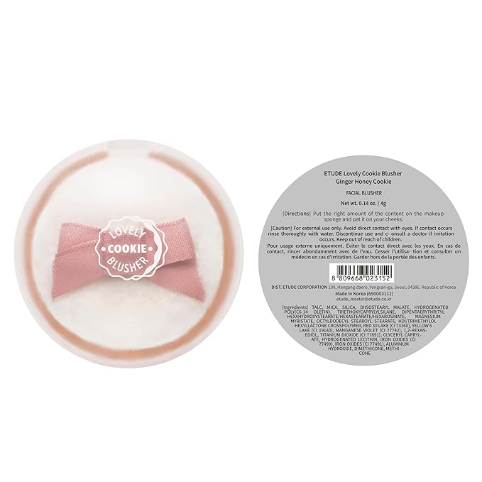 ETUDE Lovely Cookie Blusher #BE101 Ginger Honey Cookie 4g