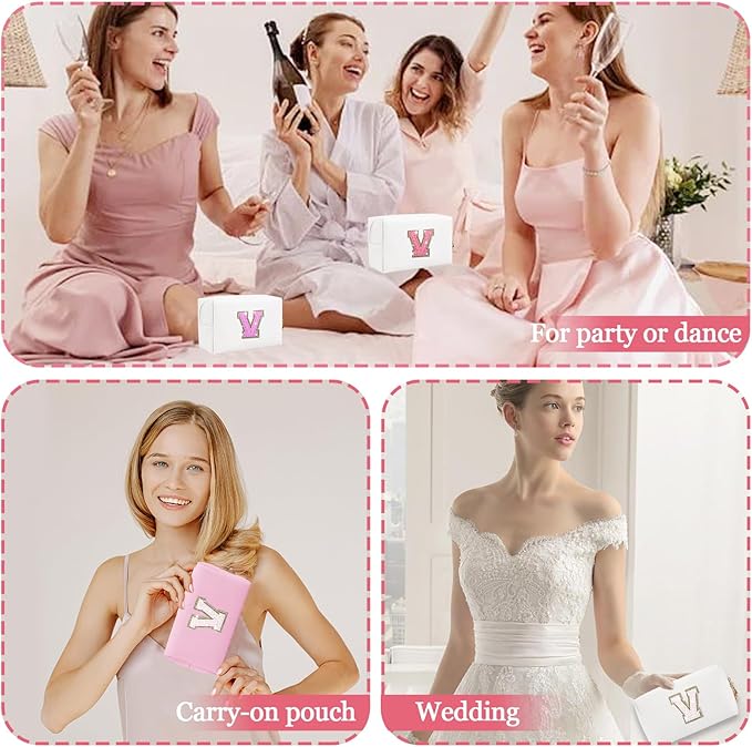 Personalized initial letter patch makeup