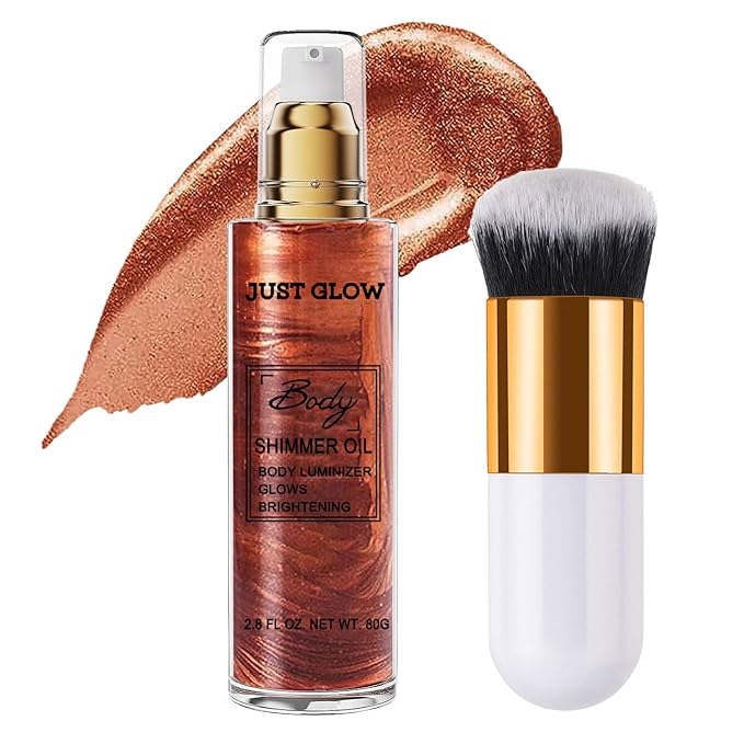 Shimmer Body Oil, Face and Body Liquid Luminizer