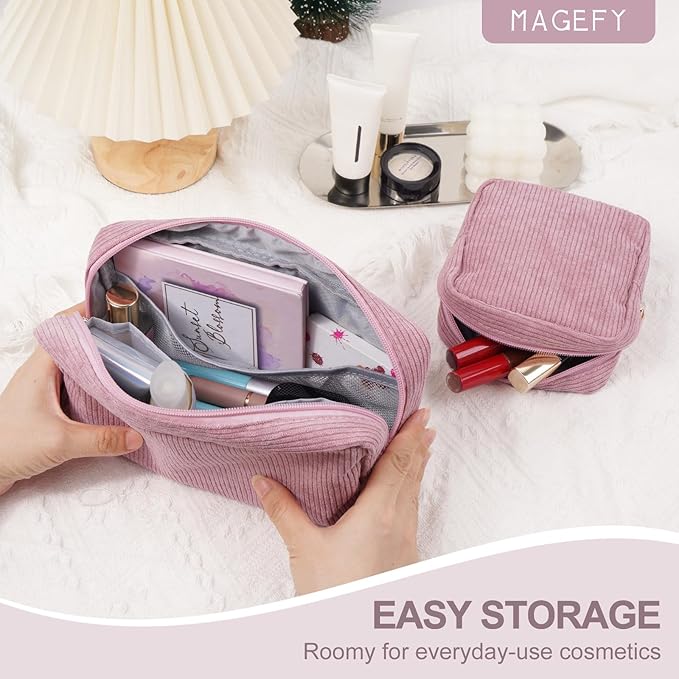 Magefy small makeup bag for
