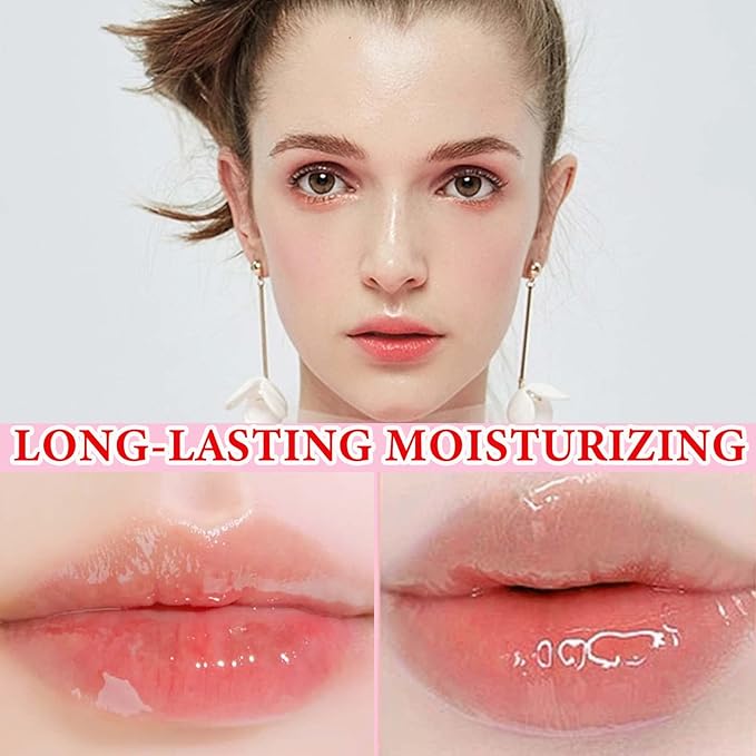 Lip Glow Oil,Hydrating Plumping Lip Tint