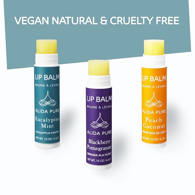 Fruit Mint Lip Balm Collection, Vegan Lips,