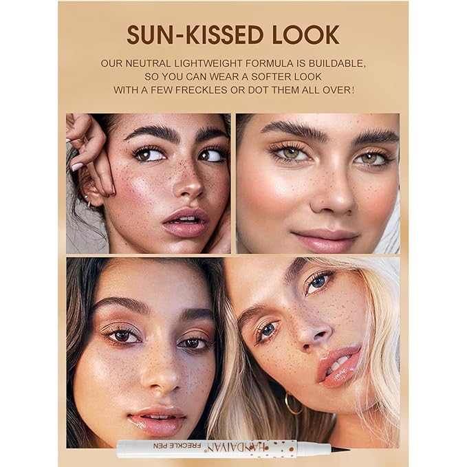 Freckle Pen 2 Colors, Natural Lifelike Freckle Makeup
