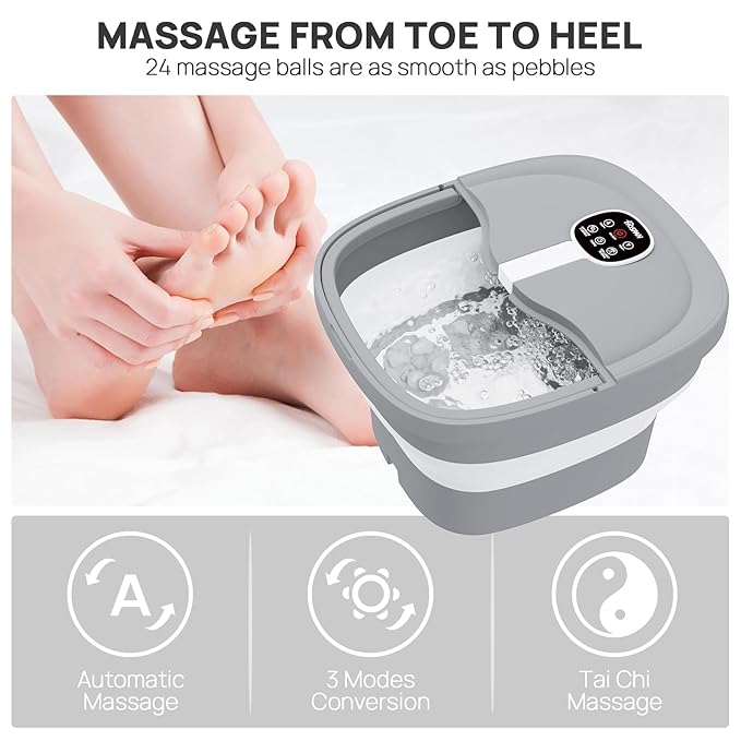 Hospan collapsible foot spa electric