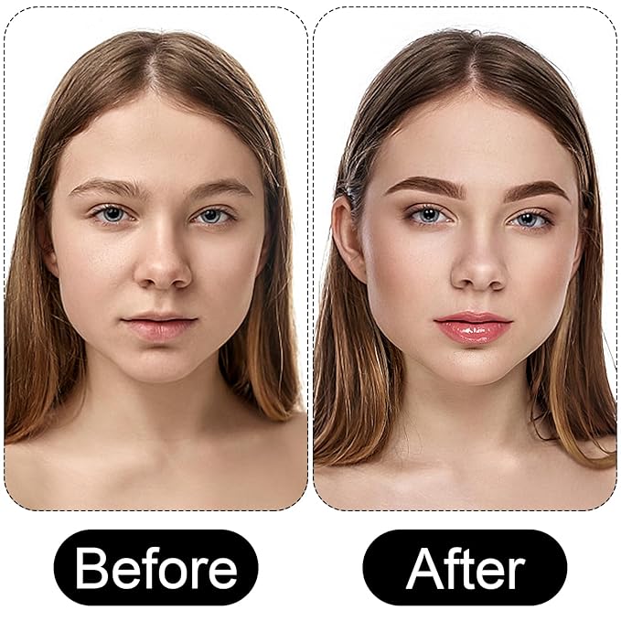 White Face Highlighter Makeup Palette, Matte Highlighters Makeup