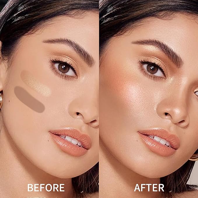 FV 2PCS Contour Stick, Highly Pigmented & Blendable Makeup, 01&03