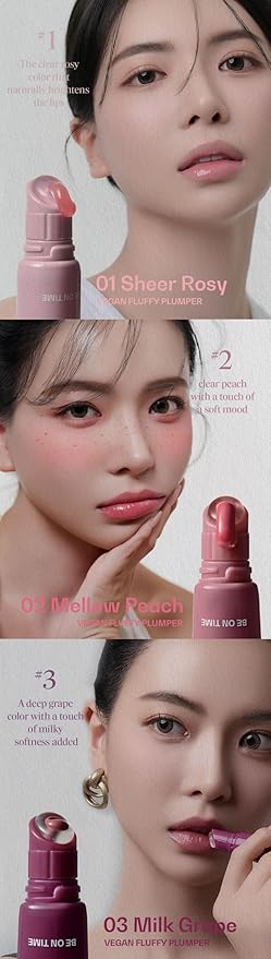 Vegan Fluffy Plumper 0.35oz (01 Sheer Rosy)