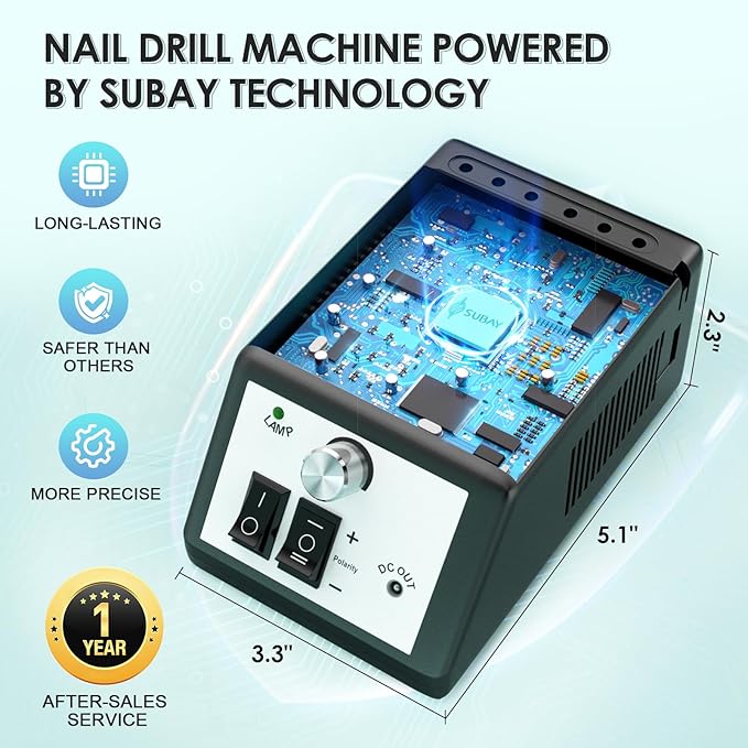Professional electric nail drill machine