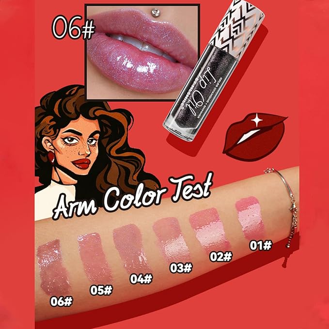 3 Pcs Boss Up Color Changing Lip Oil,