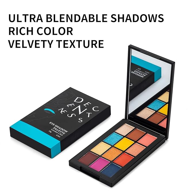 12 Colors Eyeshadow Palette Makeup Shades Nude Matte