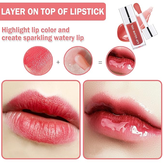 Hydrating Lip Glow Oil Plumping Lip Oil Gloss Hydrating