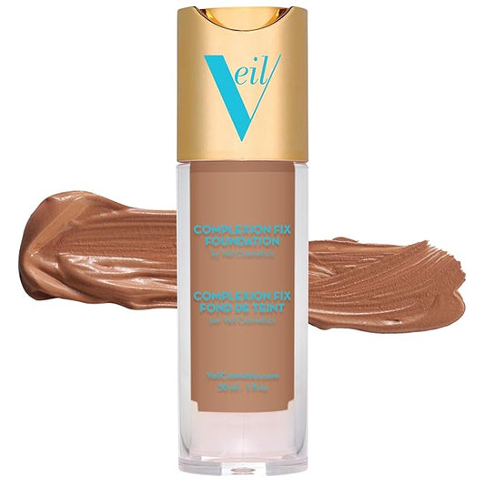 Veil Cosmetics Complexion Fix Liquid Foundation – Hydrating Tan Neural)