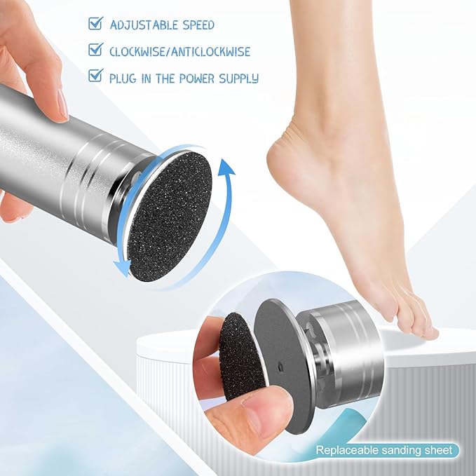 krofaue Electric Callus Remover for