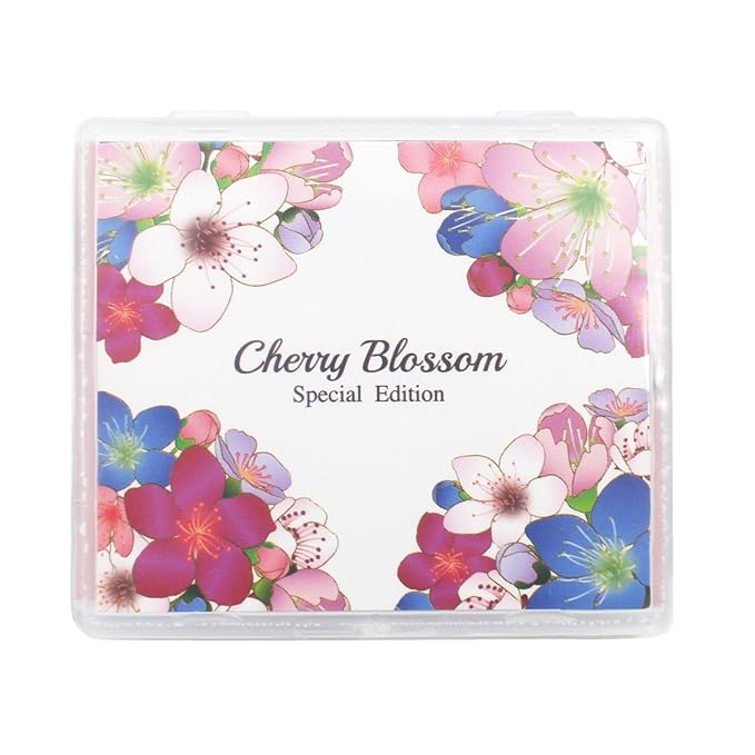 [100 Counts + Mirror Case] Cherry Blossom Natural