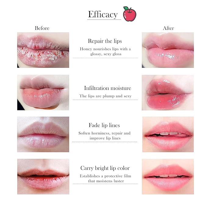 1PCS Bee Lip Balm Honey Pot,