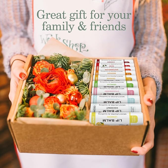 Dmsky Lip Balm Bulk,Fruit Lip Balm,