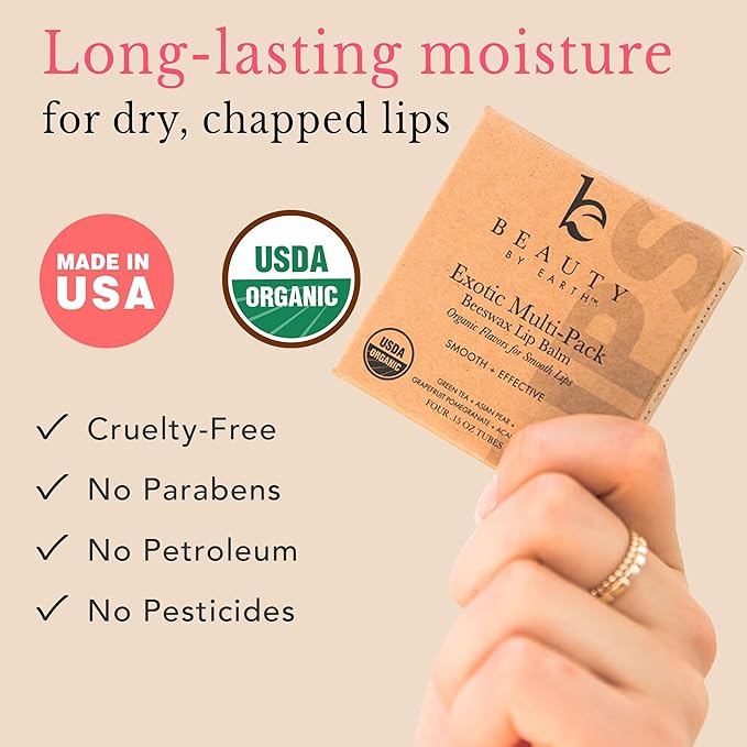 Organic Lip Balm Pack - Original Lip Balm Lip Repair