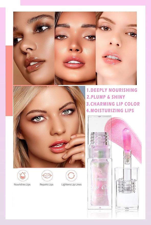 Conversionh Magic Color Changing Lip Oil, Long Lasting Lip