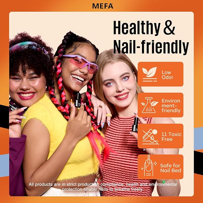 Mefa fall gel nail polish