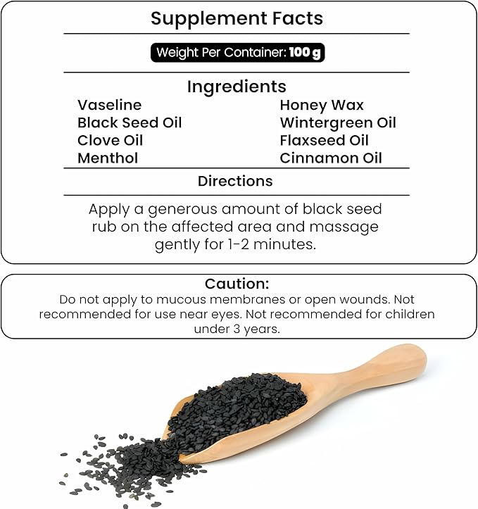 Black Seed Rub | Infused