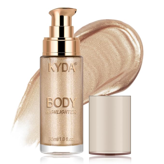 Body Shimmer Oil,Liquid Glow Illuminator Body Luminizer Glow Oz 101