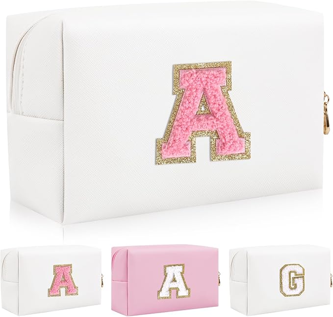 Personalized initial letter patch makeup
