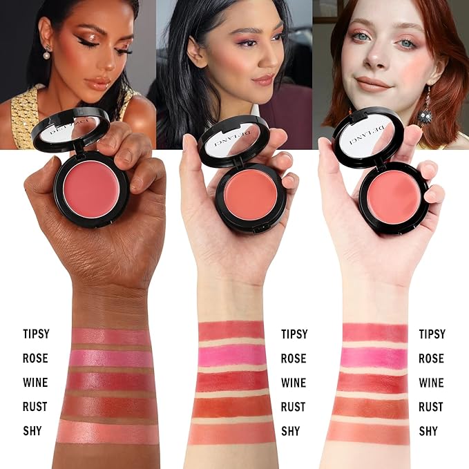 Multi-Purpose Cream Blush for Cheeks & Lip &