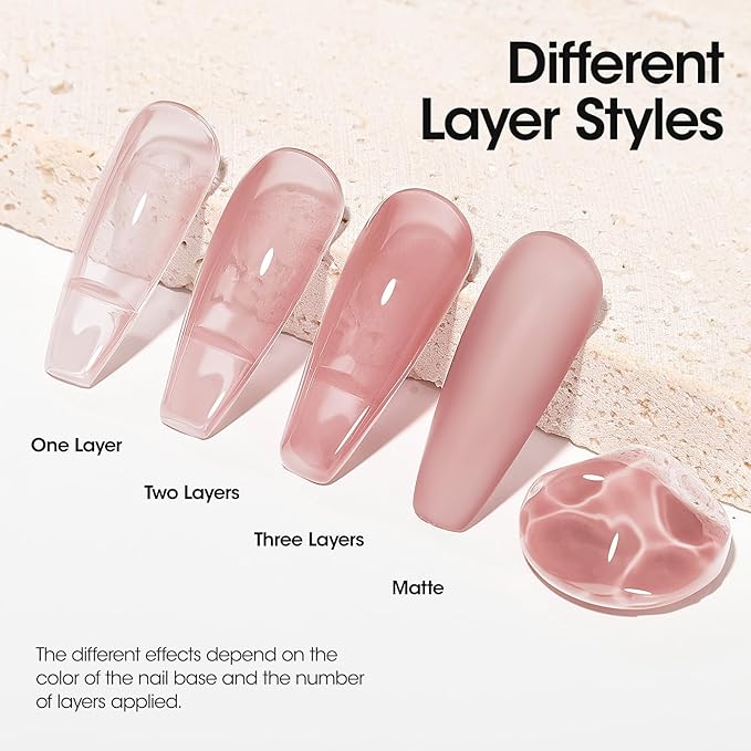 Gellen Nude Pink Gel Nail