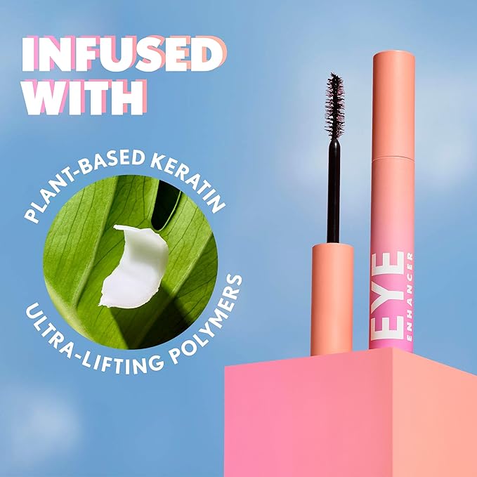 COVERGIRL Clean Fresh Yummy Gloss - My Strawbooty + Eye Enhancer, Intense Black, 3D Mascara