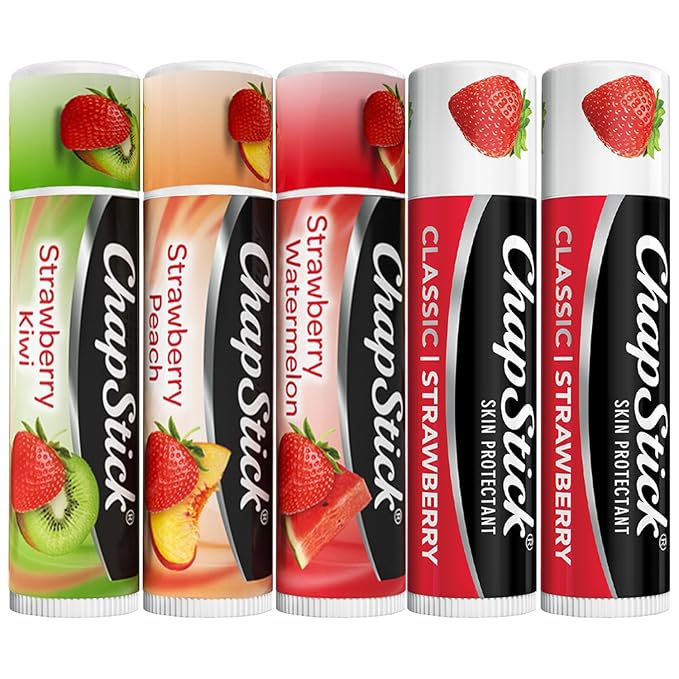 ChapStick Strawberry Lip Balm Bundle –