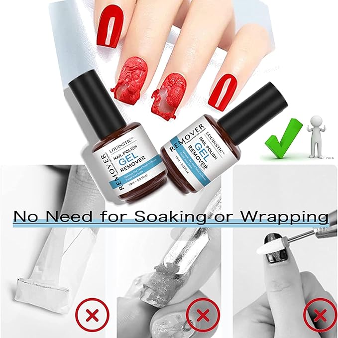 LOUINSTIC Nail Polish Gel Remover