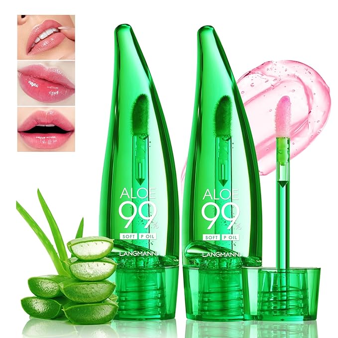2 Pcs Aloe Vera Color Changing Lipstick Lip Changing
